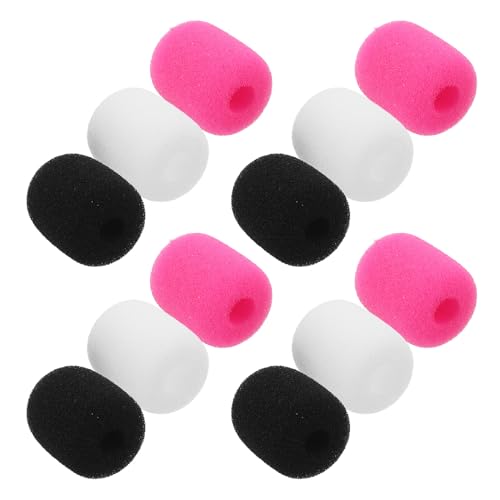 Bonnettes anti-vent en mousse pour mini-micro cravate de casque (lot de 24 pièces colorées)