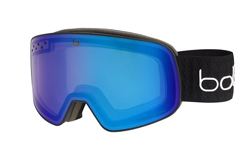 bollé Nevada Goggles, Black Cross Matte, Medium-Large