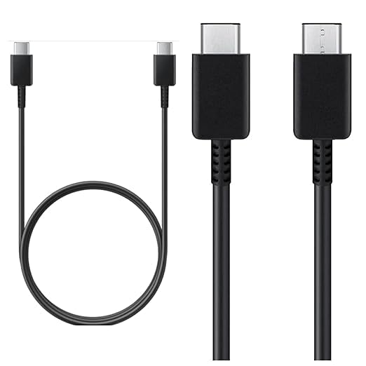 Original 25 Watt Type-C To C Cable For Samsung Galaxy S23/ S23 Ultra/ S23 Plus/ S22, S22 Ultra/ S22 Plus/ M51/ Note10/ Note10 Plus/ S10 Lite/ S20/ S21-Black (Only Cable) (B0CJ31K7WB) Amazon Price History, Amazon Price Tracker