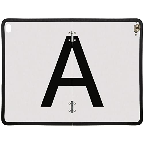 Weiße Tafel Mit Schwarzem A Auf Lkw