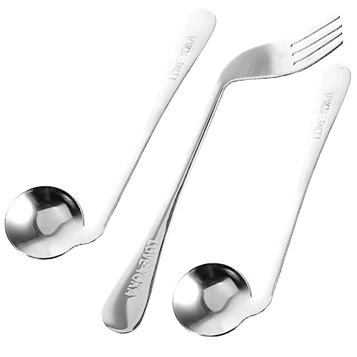 SUNCN 1 セット 左手用カトラリー セルフフィーディングスプーン 角度付き補助食器 ディナーフォーク 曲がった道具 斜めのスプーンの道具 曲がったフォーク 高齢者の補助器具 高齢者の食器