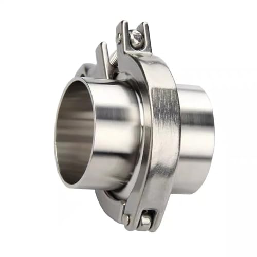 Tri-Clamp Set 8″ – 204 Mm Rohr-AD, SS304 – 1x Schweißhülse, 1x Klemme, 1x Silikondichtung, 1x Endkappe – Für Hygienetechnik & Sanitär