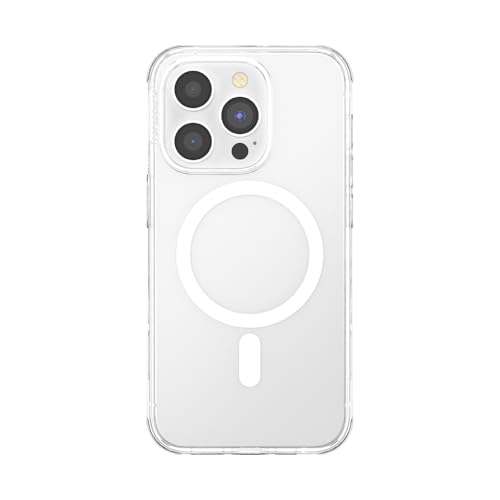 PopSockets iPhone 14 Pro �X�}�z�P�[�X MagSafe�t�� ���C�����X�[�d�Ή� �N���A - �N���A