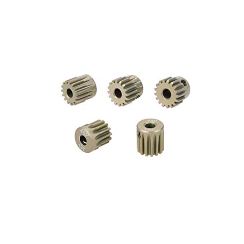 Image of 48P Aluminum Spur Gear RC Pinion Gear Set 3.175mm Shaft 1 /10 RC Car Brushed Brushless Motor Gears Combo Set (13T 14T 15T 16T 17T)