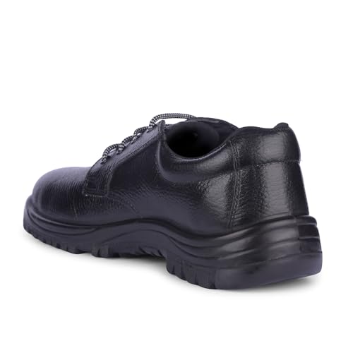 Image of Liberty Freedom SURKSHA1SK Safety Shoes for Men's with PU Insole | Comfortable for All Weather | Shock Absorber| Black- 5
