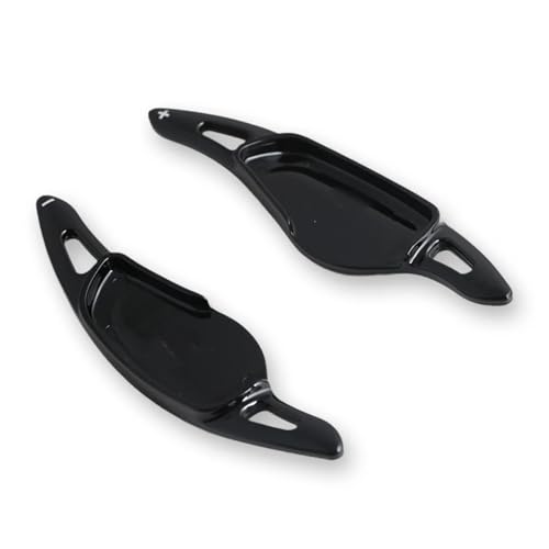 �X�e�A�����O�z�C�[���̃V�t�g�p�h�� Compatible With Series G22 G23 G26 2021 2022 2023 For X5M F95 2020 �Ԃ̃X�e�A�����O�z�C�[���V�t�g�p�h�������V�t�^�[�ƌ݊���������܂�(Black)