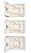3 Hunter Douglas Duette Brackets (For Stanard Pull cord 3/4" Honeycomb Duette Shades)