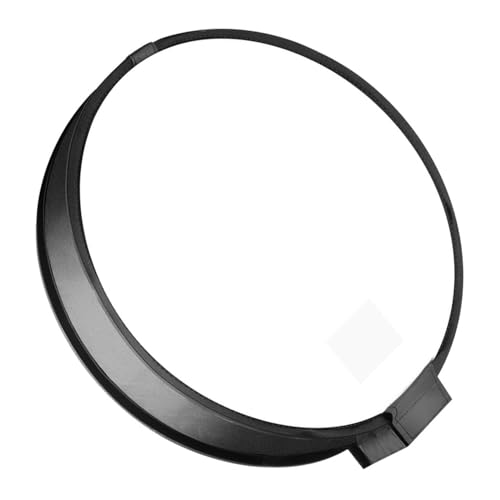 Difusor de flash portátil jojofuny en tela reflectante de poliéster negro para estudio