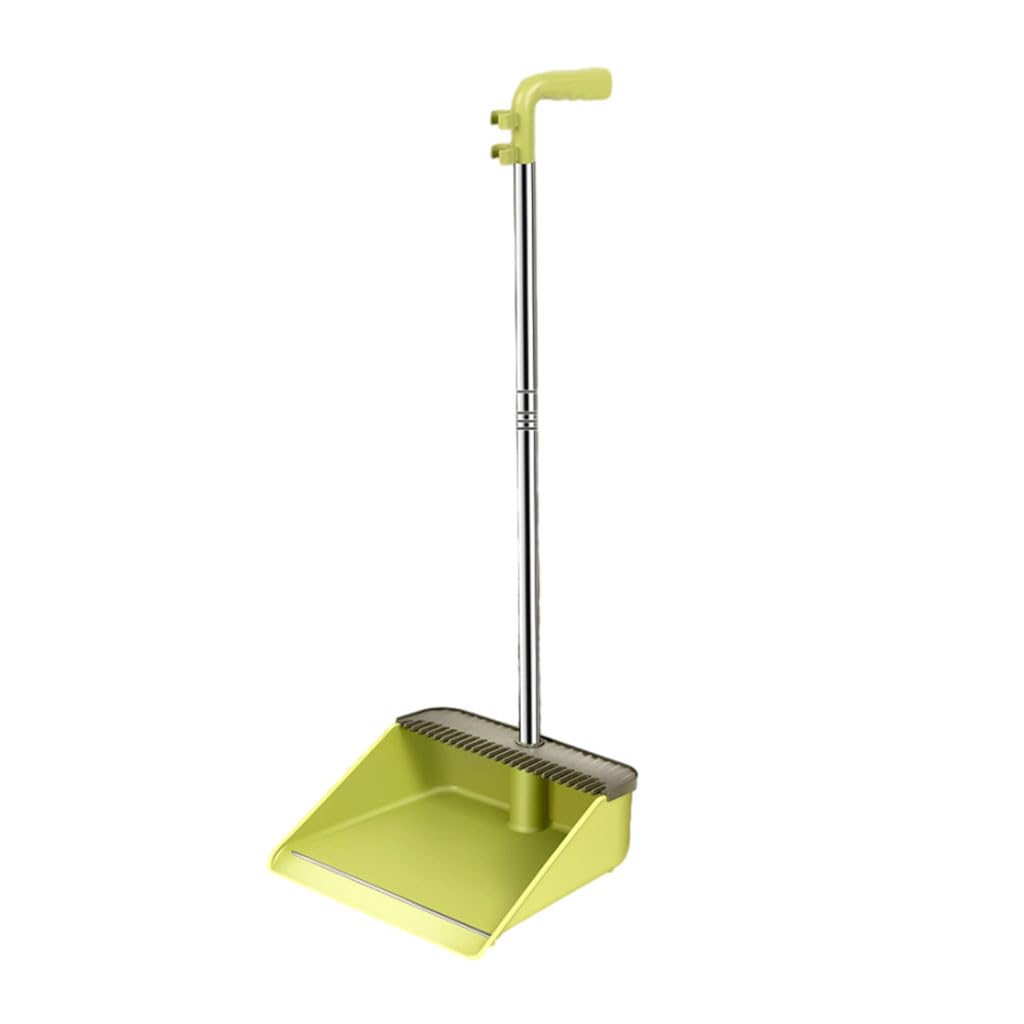 Pratico Set Scopa e Paletta per la casa. Scopa con Manico Lungo e Set Combinato Paletta per Interni Versatile