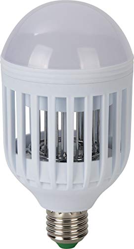 JATA HOGAR MELI0220 - Lámpara Antimosquitos Eléctrico UV con Luz LED 380 LM, Mata Insectos Portátil 30 m², 2 en 1 Lámpara y Antimosquitos, Interior y Exterior, Bajo Consumo