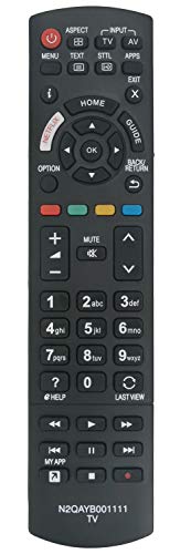 ALLIMITY N2QAYB001111 Telecomando Sostituito per Panasonic Viera TV TX-40EX600E TX-49EX600E TX-55EX600E TX-65EX600E TX-65EXW604 TX-40EX600B TX-49EX600B TX-55EX600B TX-65EX600B TX-40EX603E