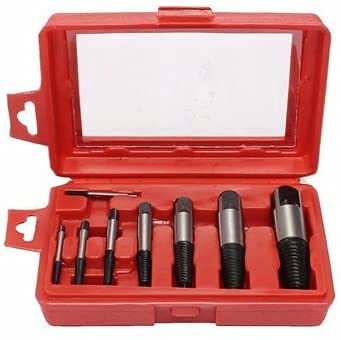 VENEKETY Screw Extractor Set Damaged Broken Screws Extractor Drill Bits Removal Tool Damaged Bolts Remover Center Drill Bits|| Easy Out Broken Water Pipe Remover (8 pieces)| (B0C36WGQ25) Amazon Price History, Amazon Price Tracker