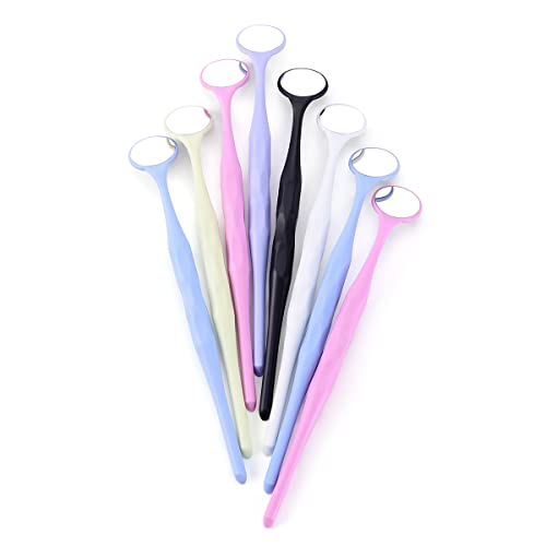 10pcs Dental Mouth Mirrors Double Sided, Autoclavable Premium Front Surface Exam Reflector, Oral Mirror Dentistry Instrument