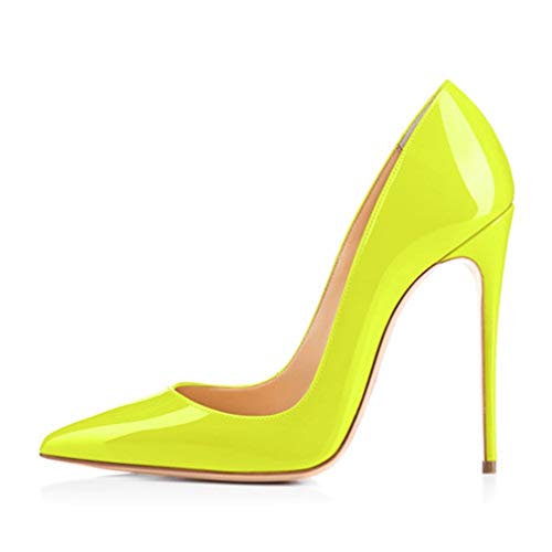 Zapatos De Tacón Alto para Mujer Talla Grande, Tacones De Aguja Puntiagudos...