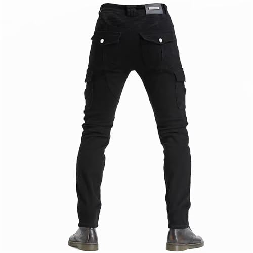 Motorcycle Jeans Men Protective Biker Pants with Armored Riding Denim Trousers Reinforced Knee Pads4