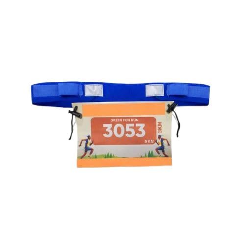 Livfit Race Number Bib Holder for Men & Women, No Pin Running Belt (Pack of 1, Assorted Color)