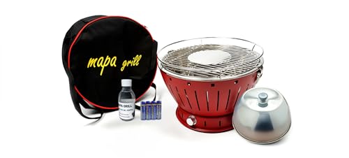 Barbecue portable Mapa Grill + Cloche + Gel + Housse de transport