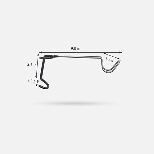 Miniatura 7 de Gancho de linterna de camping, gancho de luz multifuncional, hecho de acero inoxidable, soporte de linterna para camping, pesca, senderismo