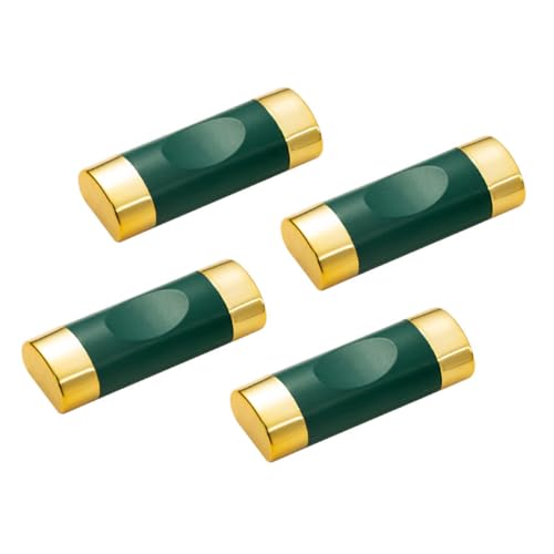 LAPYAPPE 4個 合金製箸置き 北欧グリーン耐久性ステンレス製箸スタンド 軽量コンパクトで清潔保持用テーブル装飾 家用実用的な箸ホルダー