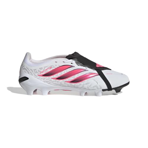 adidas Unisex Predator League Fold-Over Tongue Firm Ground Football Boots Shoes, FTWR White/Solar Turbo/core Black, 40 2/3 EU – Ansicht 2