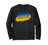 Stand with Ukraine T-shirt - Soutien of Ukraine people Manche Longue