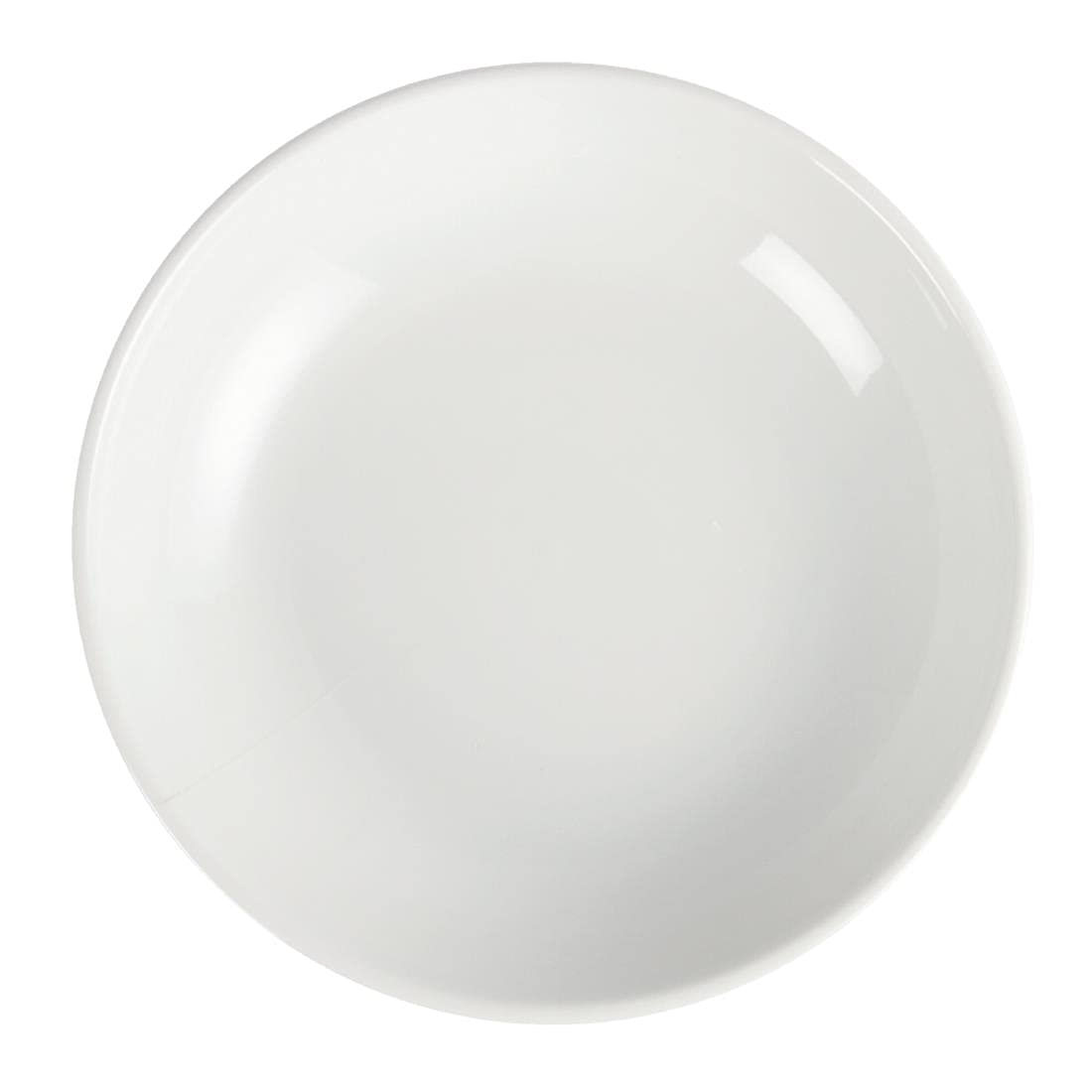Olympia Whiteware Deep Service Plates 200mm Vitrified Porcelain 6pc, Wit, 200 mm - Image 4