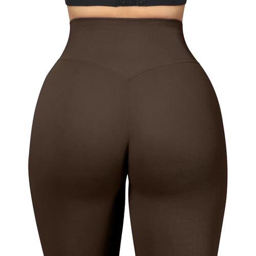 Image of MOOSLOVER Seamless Butt Lifting Workout Leggings for Women High Waist Yoga Pants Compression Contour Tights