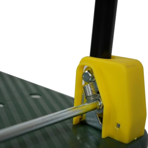 Carretilla plegable con ruedas y freno, capacidad 880 lb miniatura 6