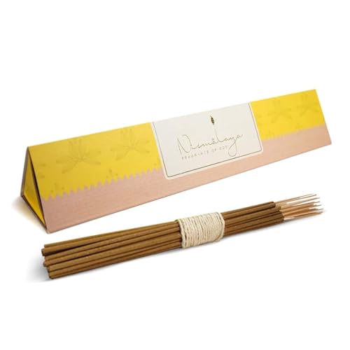 Nirmalaya Premium Luxury Natural Jasmine Incense Sticks | Bamboo Less & Charcoal Free | Pack of 40 Sticks, 100g | Ideal for Home, Office, Yoga, Meditation & Aromatherapy | Long Lasting Fragrance