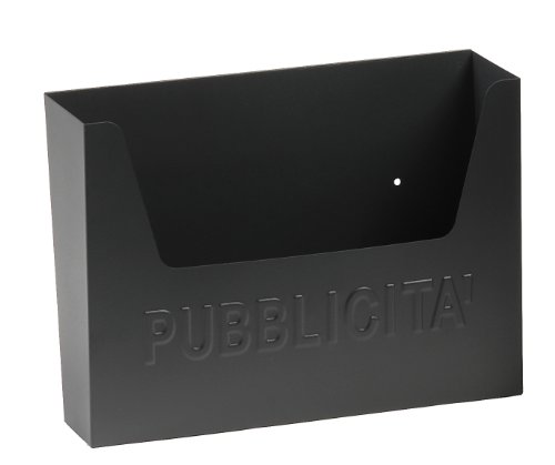 Colore grigio antracite Domus PP.01 Cassetta Portapubblicità, Grigio Antracite