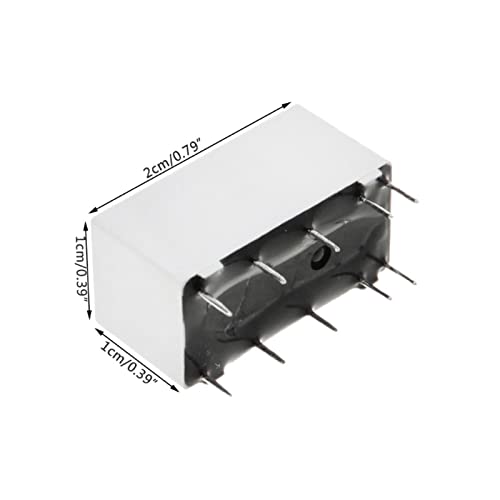 Relais de verrouillage bistable 5V HFD2/005-S-L2-D DPDT 2A pour circuit imprimé - 5