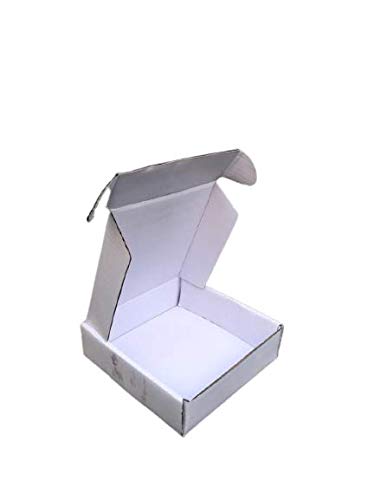 Varda Packaging 3 Ply Double Side White 7x7x2 Inches Corrugated Boxes Pack of 25 For Gift Items & Storage Customized Printing Facility Also Available On Request (B08X3NVFQ7) Amazon Price History, Amazon Price Tracker
