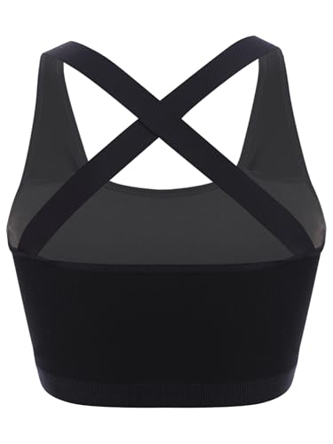 Kids Girls Training Bra Puberty Teens Bralette Cami Underwear Yoga Workout Crop Tank Tops Sportwear2