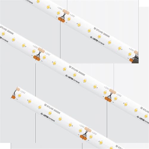 American Lighting STLHD65-WW-16 16.4 ft. 3000K IP65 Reel Standard Grade HD Tape Light - 1.46 in. Cut Increment - 2.19W per ft. - White