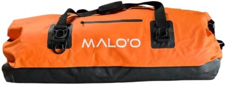 Malo'o Waterproof Dry Bag Duffel 40L/60L/100L, Roll Top Duffel Keeps Gear Dry for Kayaking, Rafting, Boating, Swimming, Camping, Hiking, Beach, Fishing - Internal & External Pockets and Molle Loops