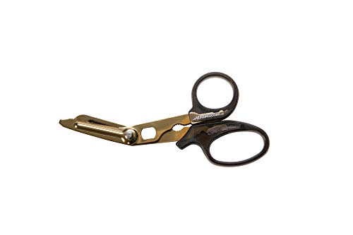 4-in-1 Hummingbird Medical Scissors - Black - Compact Pocket Size Trauma Shears for Nurses, Respiratory Therapists, Veterinarians and More - Perfect Gift for Medical Professional