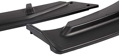 EPARTS Front Bumper Body Kit Spoiler Lip Compatible with 2019-2021 Chevrolet Malibu (Unpainted Black)