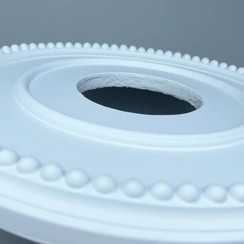 Decoración de comedor con rosetón de techo para lámpara colgante 4
