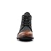 Polar Fox Brooke Men's Cap-Toe Dress Boot | Ankle Boot with Side Zipper for Formal & Casual | MPX806061 | in Cognac Brown & Wool, Size 12
