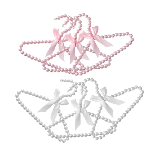 Cintres perles iplusmile lot de 6 pour penderie fille garçon