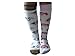 Mixin Itup Knee High Compound Word Socks - 6 Pair Pack - Ages, 9 Years, 12 Years - Fun & Colorful Mismatched Sock Set for Kids