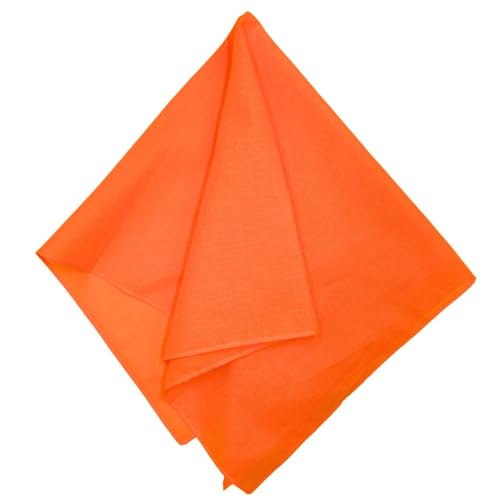Image of MDSTYLE 100% Cotton Solid Color Bandana for Men & Women 22 inch x 22 inch Handkerchief Headband Scarf