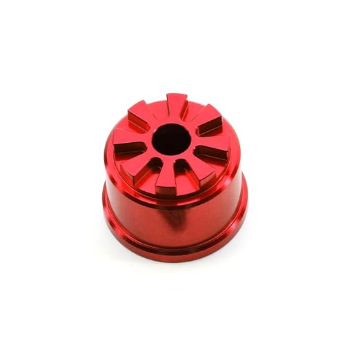 Boîtier de différentiel en métal pour Traxxas Summit 1/10 5681 session tout-terrain rouge