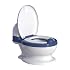 Potty Training Toilet, Realistic Potty Training Seat, Toddler Potty Chair with Soft Seat, Removable Potty Pot, Toilet Tissue Dispenser and Splash Guard, Non-Slip for Toddler& Baby& Kids
