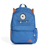 Pannello posteriore imbottito adidas Mixte enfant LITTLE KIDS TIRO_NSTER BACKPACK SMALL, ray blue/Dusky Orange, One size