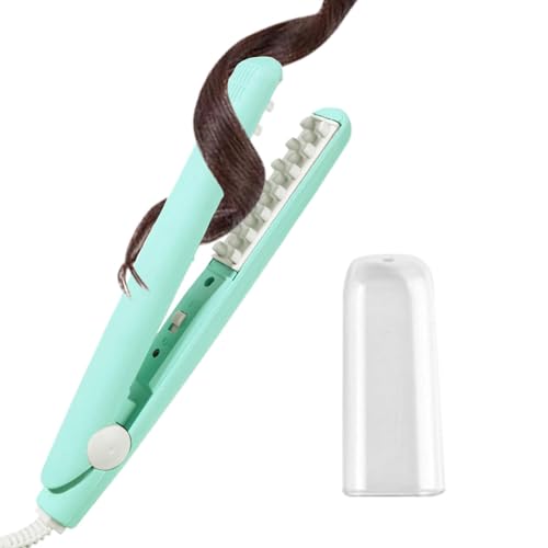 Krmoau Plancha para dar volumen a la raíz del cabello, rizador de raíces de maíz, hierro para rizar el de cerámica, herramienta portátil para corto o fino