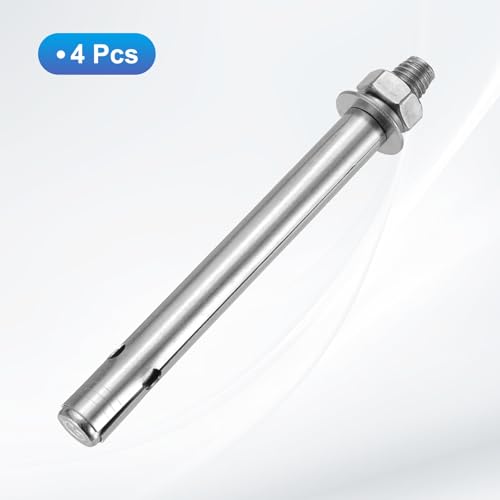 Anclajes de expansión M8x100mm PATIKIL de acero inoxidable con hexágono externo 3