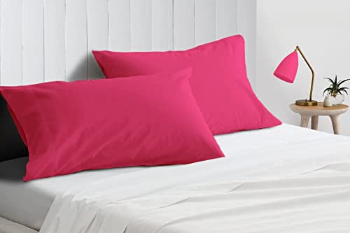Image of Filymore Solid Mehroon Pillow Covers Set of 2 Covers| Made with Pure Microfiber Soft & Skin Friendly Pillow Cases | Size (17 x 27 inch (Mehroon).