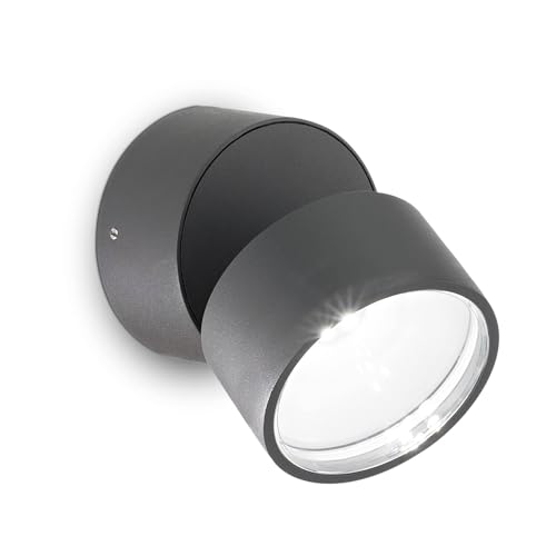 Foco individual redondo Ideal Lux OMEGA con protección IP54 y luz neutra de 4000K