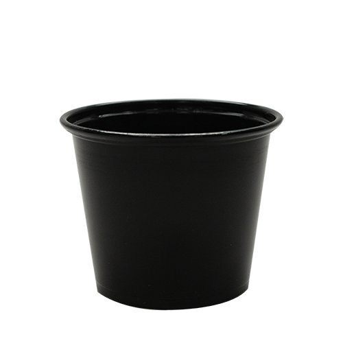 Image of Karat FP-P550-PPB 5.5 oz. PP Portion Cups - Black (Case of 2500)